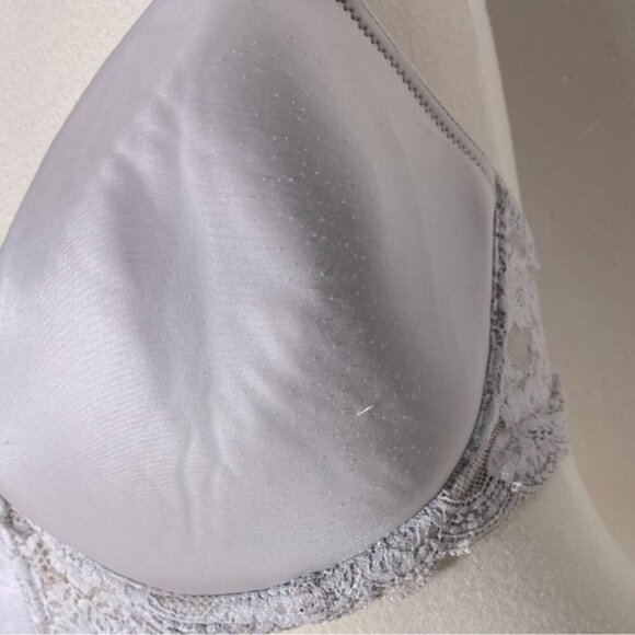 5/$25 Victoria’s Secret Light Grey Dream Angels Lined Demi Bra 34DDD/34F - Picture 2 of 13